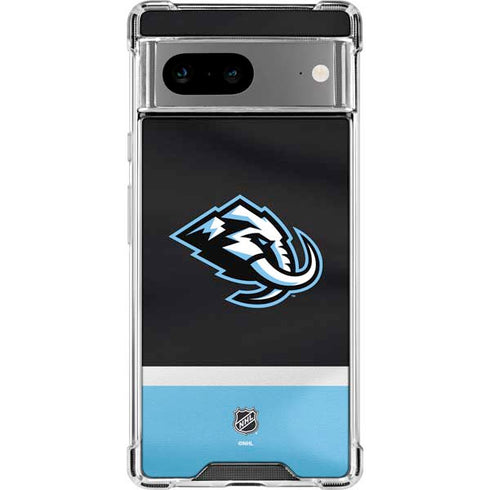 NHL Utah Mammoth Striped Jersey Google Pixel 8 Clear Case